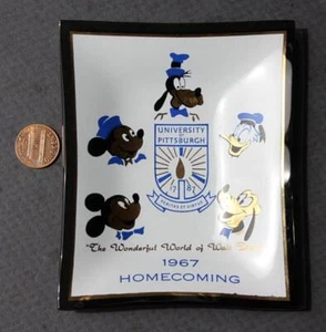 1967 Ponderful World of Walt Disney University of Pittsburgh Disneyland posacenere- - Foto 1 di 1