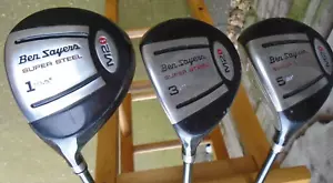 BEN SAYERS SUPER STEEL M2i DRIVER'S WOOD'S 1, 3, & 5 ALDILA REG SHAFTS *READ* - Picture 1 of 21