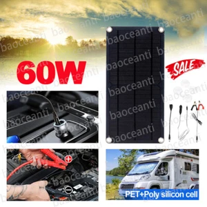 ⭐⭐⭐ Solarpanel Kit Solarmodul USB-Ladegerät Solarzelle Solar Auto Ladegerät 12V - Bild 1 von 19