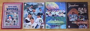 N.Y. YANKEES YEARBOOK LOT - 4 DIFFERENT 1984 1985 1986 1988 - Picture 1 of 9