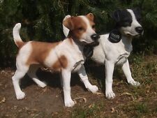Jack Russell Parson Terrier Deko Figur lebensecht wetterfest Gartendeko HOTANT N
