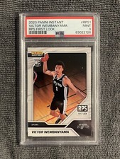 2023 Panini Instant RPS First Look Victor Wembanyama Rookie Card PSA 9 #RPS1
