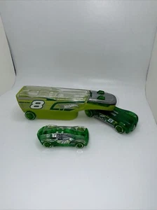 Hot Wheels Rock N Race Wingstorm DieCast Car Truck Semi Set Lot Green X-raycer - Picture 1 of 14
