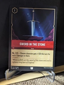 Disney Lorcana: Floodborn - Sword In The Stone - #136/204 Uncommon- NON Foil - Picture 1 of 1