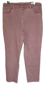 NWT Chico's So Slimming Women's Pink Girlfriend Slim Leg Ankle Jeans (SZ 2.5/14) - Picture 1 of 8