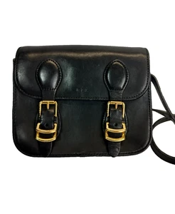 Borsa a tracolla stile borsa a tracolla Lauren Ralph Lauren in pelle nera - Foto 1 di 11