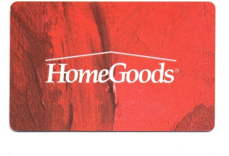 Homegoods Red Coarse Surface Gift Card No $ Value Collectible - Image 1 of 1