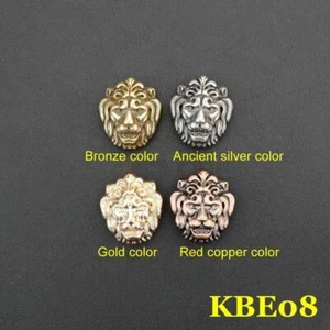 Lion typedecorative buckle  Rivet StudScrew Back Wallet bag Conchos Decor diy - Picture 1 of 10