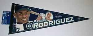 1999 Alex Rodriguez Seattle Mariners pennant caricature carded - Picture 1 of 1