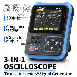 3 in 1 FNIRSI DSO-TC3 Digital Oscilloscope Transistor Tester Signal Generator - Picture 1 of 9