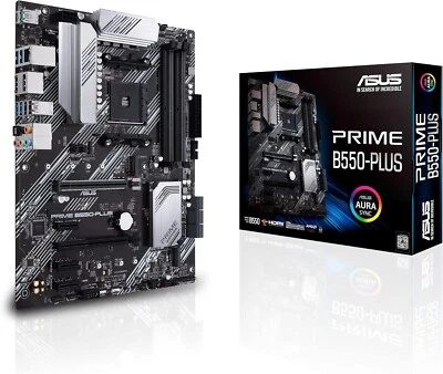 Asus Prime B550-PLUS Scheda Madre PC ATX AMD Ryzen AM4 DDR4 M.2 PCIe 4.0 HDMI DP - Immagine 1 di 4