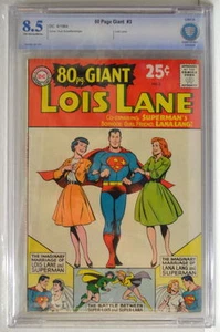 80 PÁGINAS GIGANTE - LOIS LANE #3 CBCS 8.5 1964 Superman's Pal OIGHTY Pg CGC - Imagen 1 de 3