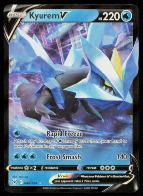 Kyurem V 048/196 Ultra Rare 2022 Pokemon Lost Origin NM - Image 1 of 3