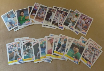 1988 & 89 Bazooka Bubble Gum (22 Card Ea.) Baseball Card Sets - Image 1 of 4