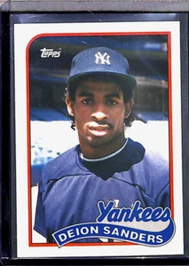 1989 Topps Traded Tiffany Rookie #110T Deion Sanders - Picture 1 of 2