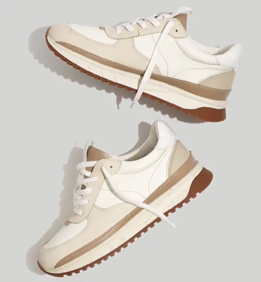 Zapatillas deportivas MADEWELL talla 8 Kickoff en crema antigua multi $110 MB857 Foto 1 de 4