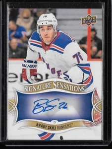 2018-19 18-19 Upper Deck Brady Skjei AUTO UD Signature Sensations #SS-BS card - Picture 1 of 1