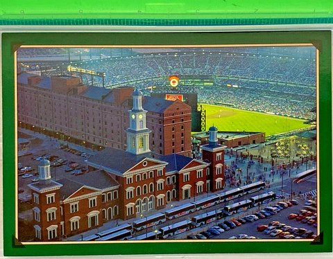 ORIOLE PARK AT CAMDEN YARDS Baseball STADIUM Baltimore Maryland🌎 Vntg Postcard Cover