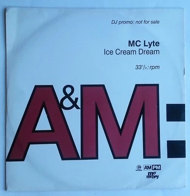 MC LYTE - Ice Cream Dream - 1992 UK 12" (4 Track )Single - *DJ Promo* PERDJ 7417 - Image 1 of 4