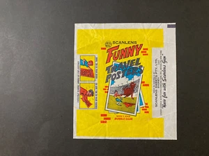 Scanlens Funny Travel poster wrapper - Picture 1 of 2