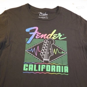 FENDER CALIFORNIA GITARREN-T-SHIRT T-SHIRT Herren XL grau - Bild 1 von 4
