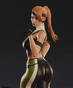 1/24 1/18 Sonya Blade (MK) Unpainted Unassembled 3D Printing Model Garage Kits - Picture 1 of 2