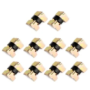 10 Pcs Self-locking Folding Hinge Mini Spring Loaded Hinges Small Box Hardware - Picture 1 of 7