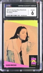 Dannii Minogue #87 CGC 6 Pro Set SuperStars MusiCards 1991 Edición Reino Unido - Imagen 1 de 2