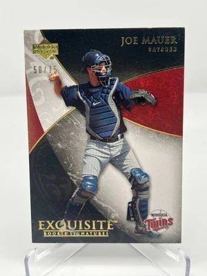 2007 ВЕРХНЯЯ ПАЛУБА ИЗЫСКАННЫЙ ДЕБЮТАНТ ПОДПИСИ JOE MAUER 50/75 NO. 24 БЛИЗНЕЦА - Изображение 1 из 2