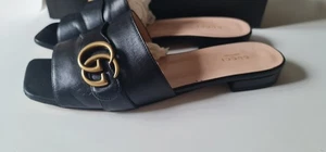 Original Gucci Sandal 40 Malaga Kid Leather Upper Luxus Top! Karton 626742 - Bild 1 von 13
