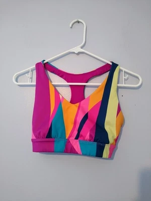 Sujetador deportivo Tek Gear pequeño colorido brillante mezcla de polietileno Foto 1 de 4