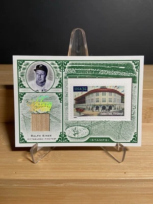 2004 DONRUSS LEAF CENTURY БЕЙСБОЛЬНЫЕ МАРКИ Ralph Kiner ФУТБОЛКА /34 ПИРАТЫ РЕДКАЯ SP - Изображение 1 из 2