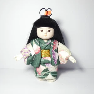 Vintage japanische 8 Zoll Ichimatsu Mädchen Puppe im Kimono - Bild 1 von 19