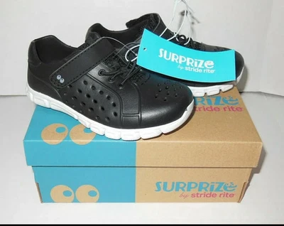 Surprize by STRIDE RITE Toddler Boy’s Tex Land & Water Shoes - Black- NEW ! - Image 1 of 4