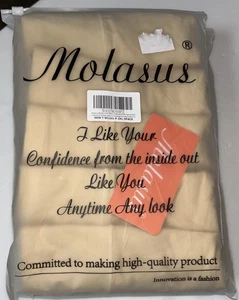Molasus Women's Soft Cotton Underwear Briefs High Waisted, 5 Pack 2XL New! - Picture 1 of 4