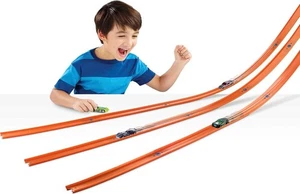 40 Feet Hot Wheels Kids Car Toy Stunt Track and Builder Pack w/ Racing Play Set - Picture 1 of 6