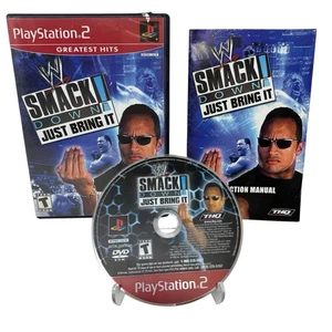 WWE SmackDown Just Bring It Greatest Hits (Sony PlayStation 2, 2002) Complete - Picture 1 of 1