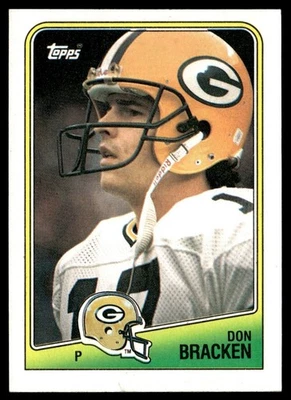 1988 Topps Don Bracken Rookie Green Bay Packers #320 - Image 1 of 2