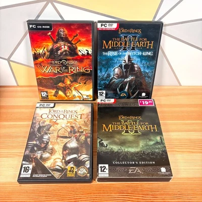 The Lord of the Rings Adventure Real-Time Strategy PC Video Game Disc Lot of 4 - Image 1 of 4