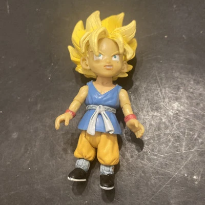 DRAGON BALL Z GT JAKKS 2004 SERIE 2 HTF UNLEASHED FURY SS KID GOKU 4 EN FIGURA Lk Foto 1 de 4
