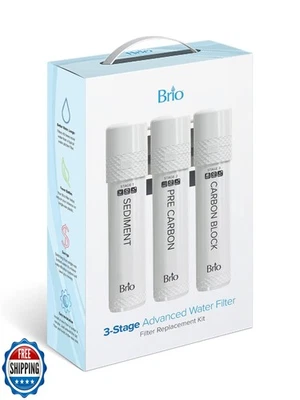 Brio 3-Stage Filter Replacement Kit for Brio 3-Stage Water Cooler Dispensers - Image 1 of 4