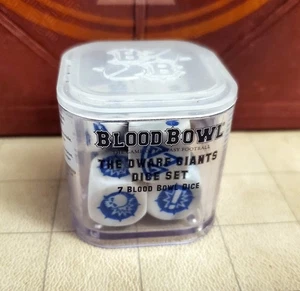 Warhammer Fantasy Dwarf Giants Team Blood Bowl Dice 2016 New - Picture 1 of 1