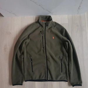 Chaqueta polar Polo Ralph Lauren Performance verde para hombre S cremallera exterior cremallera completa - Imagen 1 de 7