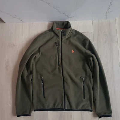 Polo Ralph Lauren Performance Fleece Jacket Green Mens S Zip Up Outdoor Full Zip - Image 1 of 4