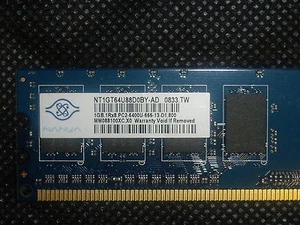 HP/Compaq 404574-888 1GB 1RX8 PC2-6400U 800 MHZ PC Memory - Picture 1 of 1