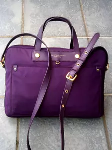 MARC BY MARC JACOBS NEW YORK LAPTOP CROSSBODY/HAND NYLON BAG - Picture 1 of 12