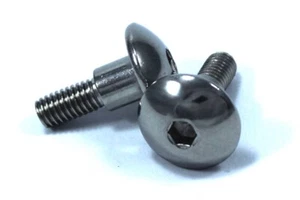2x Honda Large Fairing Bolts Stainless m6 x 20mm with 8mm Shoulder 90104-MN4-000 - Picture 1 of 5