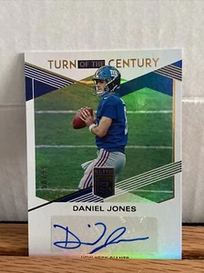 2019 Panini Donruss Elite Football Daniel Jones TC-DJ New York Giants Auto 58/99 - Bild 1 von 2