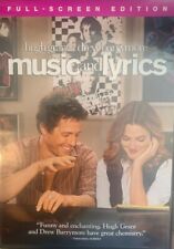 Music and Lyrics (DVD, 2007, Full Screen) Hugh Grant Drew Barrymore