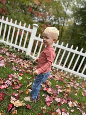 Toddler Boys 7 UGG Australia Two Tone Brown Dress Up Casual Easy On Fall Shoes - Image 1 of 4